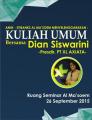 Kuliah Umum STIBANKS & AMIK Al Ma'soem Bersama Dian Siswarini Presdir PT. XLÂ AXIATA 